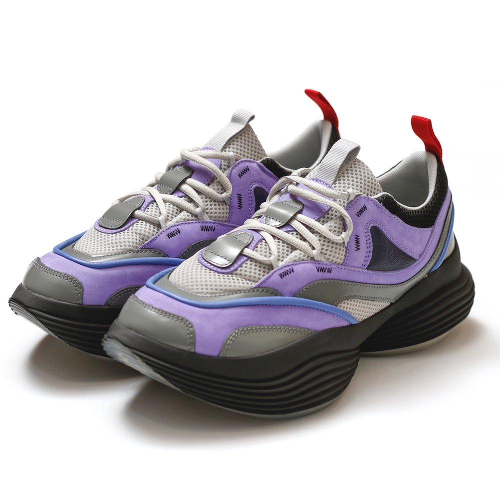 <img class='new_mark_img1' src='https://img.shop-pro.jp/img/new/icons8.gif' style='border:none;display:inline;margin:0px;padding:0px;width:auto;' />grounds / INTERSTELLAR JAWS / lilac mix x black paint sole
